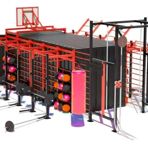 china container gym outdoor fitness box training equipment
