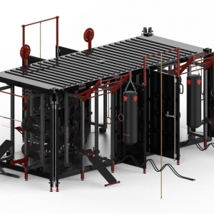 china outdoor container fitness equipment 