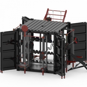china outdoor container gyms  workout training box