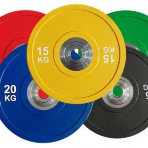 china gyms equipment Weightlifting Rubber Bumper Plates 