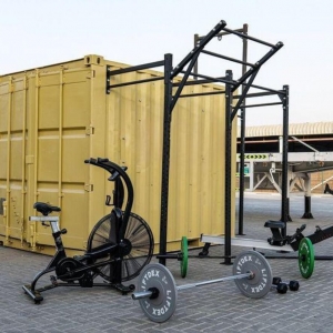 china outdoor container gyms 10ft container fitness machine 