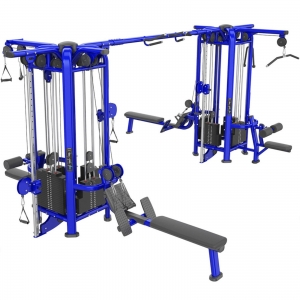 china life exercise Fitness Equipment 8 Eight Station Multi-jungle Multi Function Gym Machine
