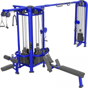 china Multi-functional Trainer Commercial Gym Multi 5 Jungle Station Integrated Crossover Cable Jungle 5 Station machine