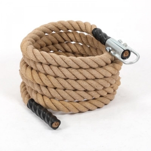 china Climbing Rope Custom 38mm Hemp Eco-Friendly Durable Portable Gym  for Fitness and Strength Training